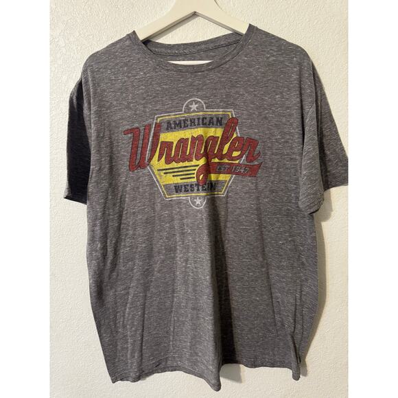 Wrangler Men's Logo T-shirt Gray Size XL‎ - Picture 1 of 5